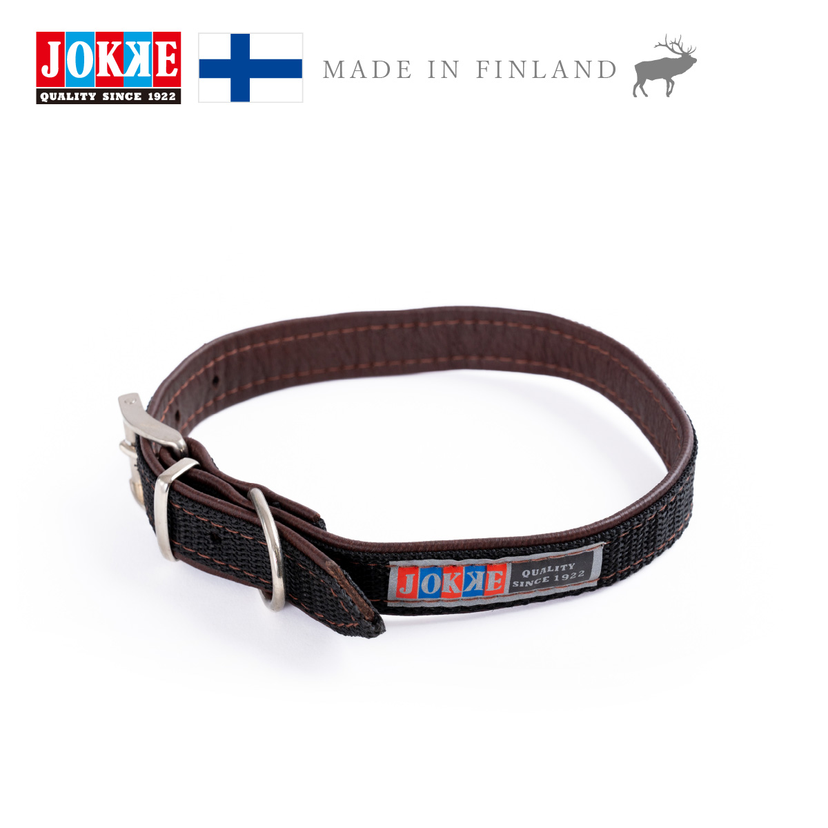 犬用カラーCOCO(ココ)JOKKE ヨッケ【北欧製エルクレザー】