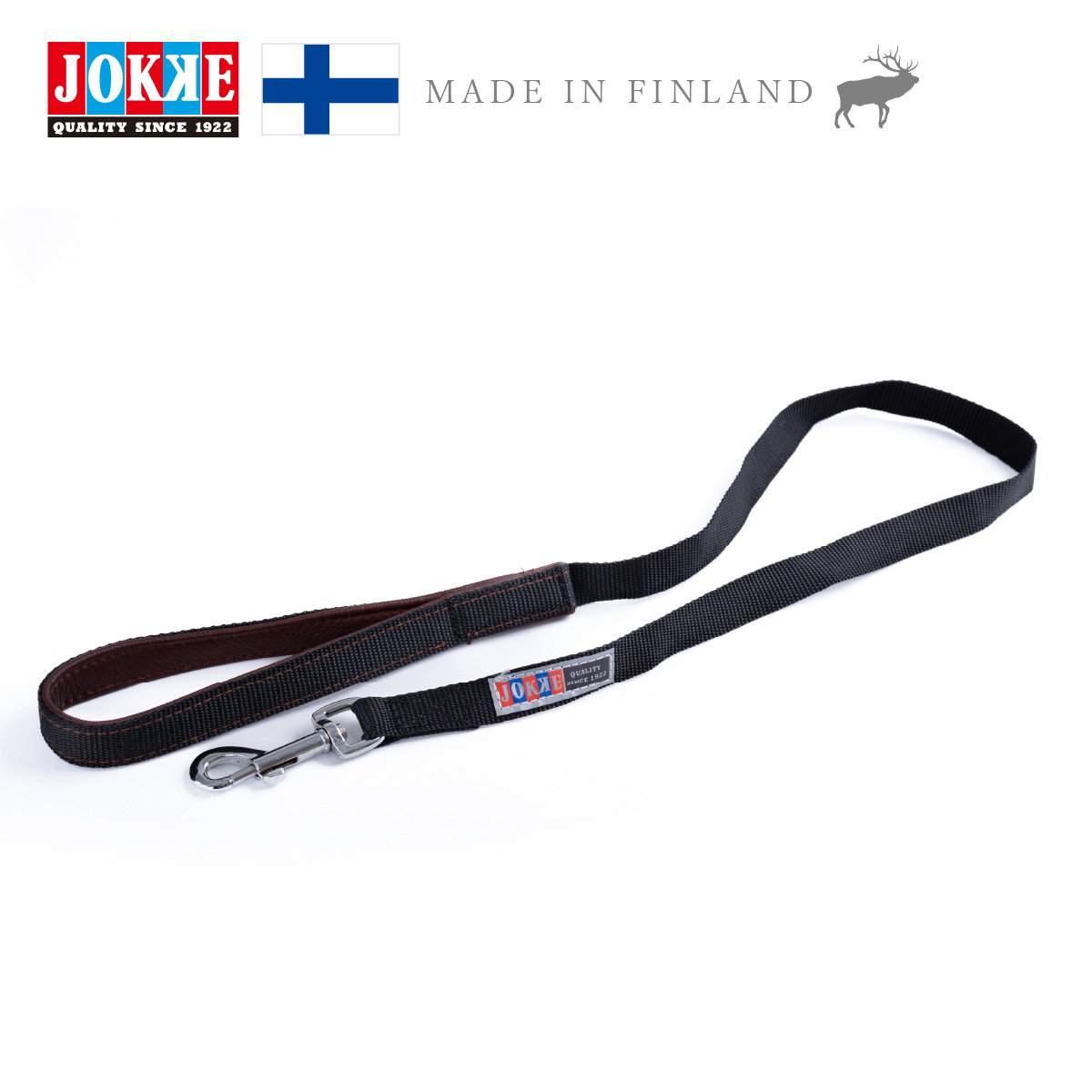 犬用リードCOCO(ココ)JOKKE ヨッケ【北欧製エルクレザー】100cm