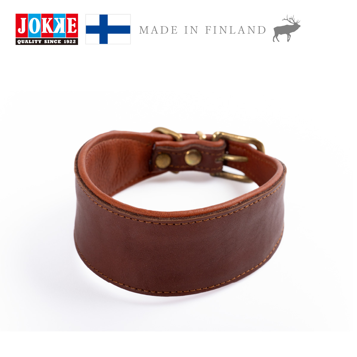 犬用カラーWIND(ウインド)JOKKE ヨッケ【北欧製エルクレザー】
